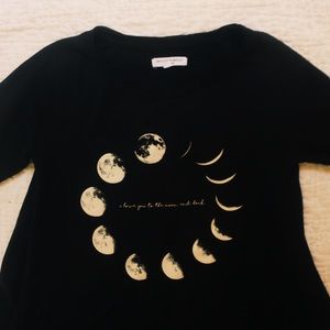 🦋 Super cute phases of the moon long sleeve tee